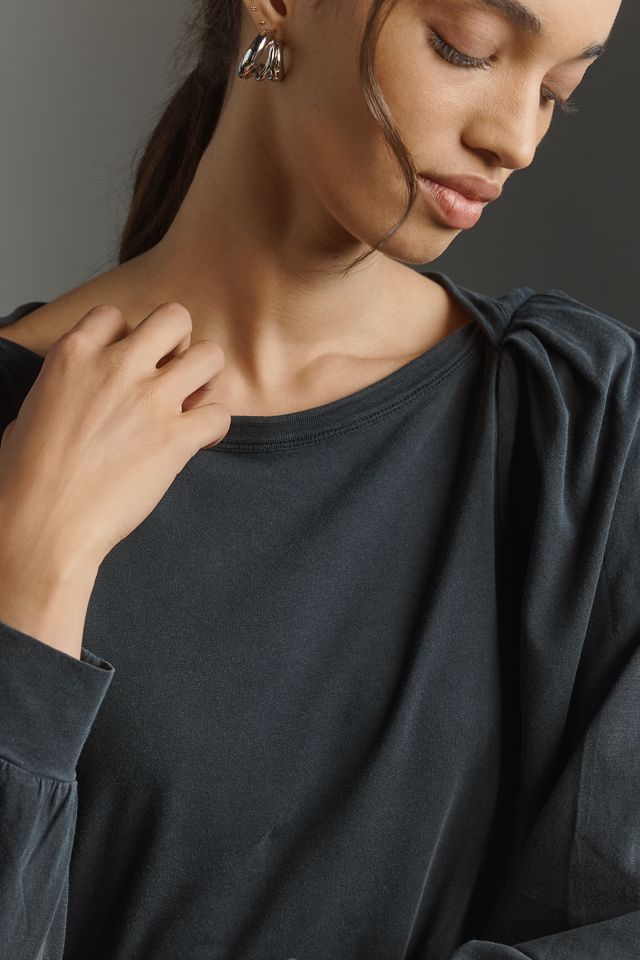 Nation Los Angeles Sammy Envelope-Neck Top #2