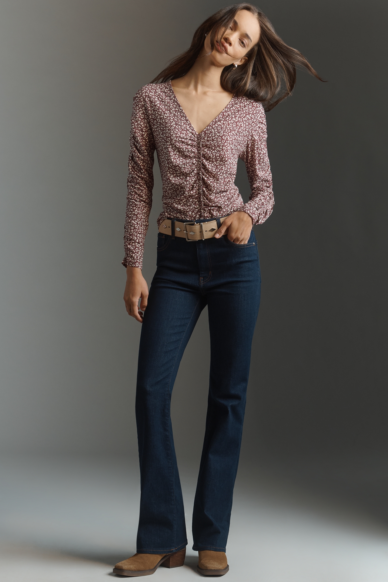 Nation Los Angeles Colette Ruched Top