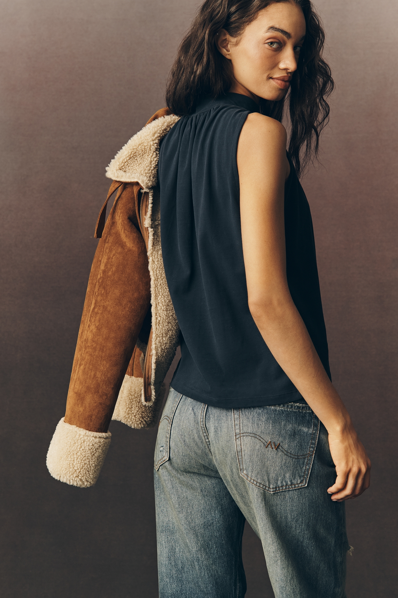 Nation Los Angeles Randi Cotton Halter Top