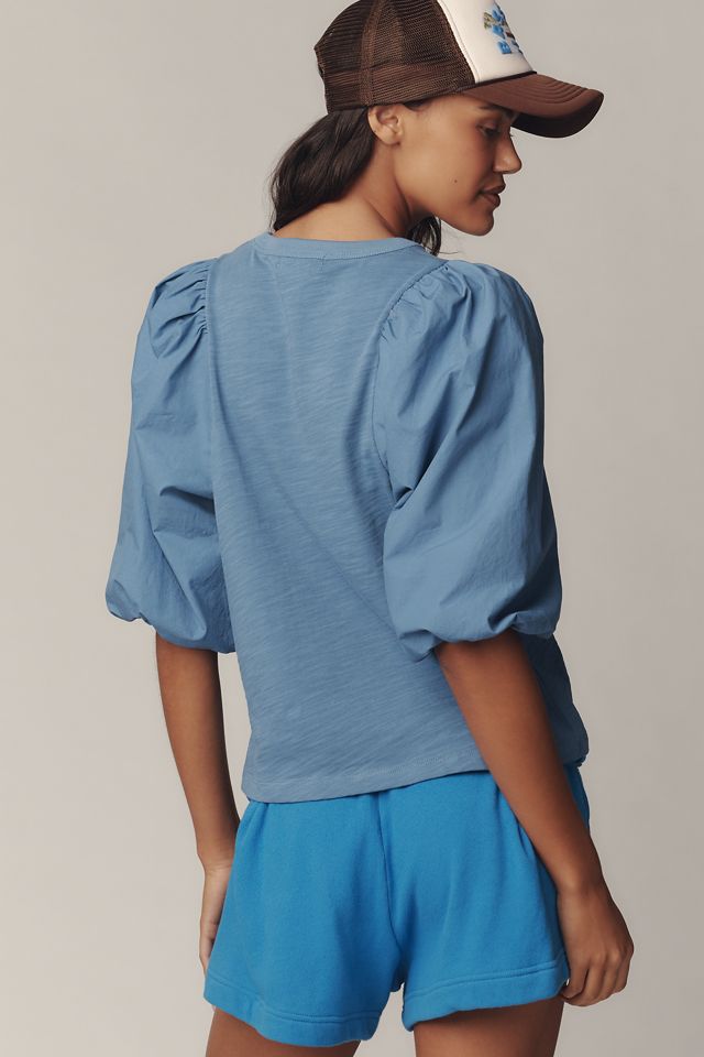 Nation Los Angeles Tippi Puff-Sleeve Top #1