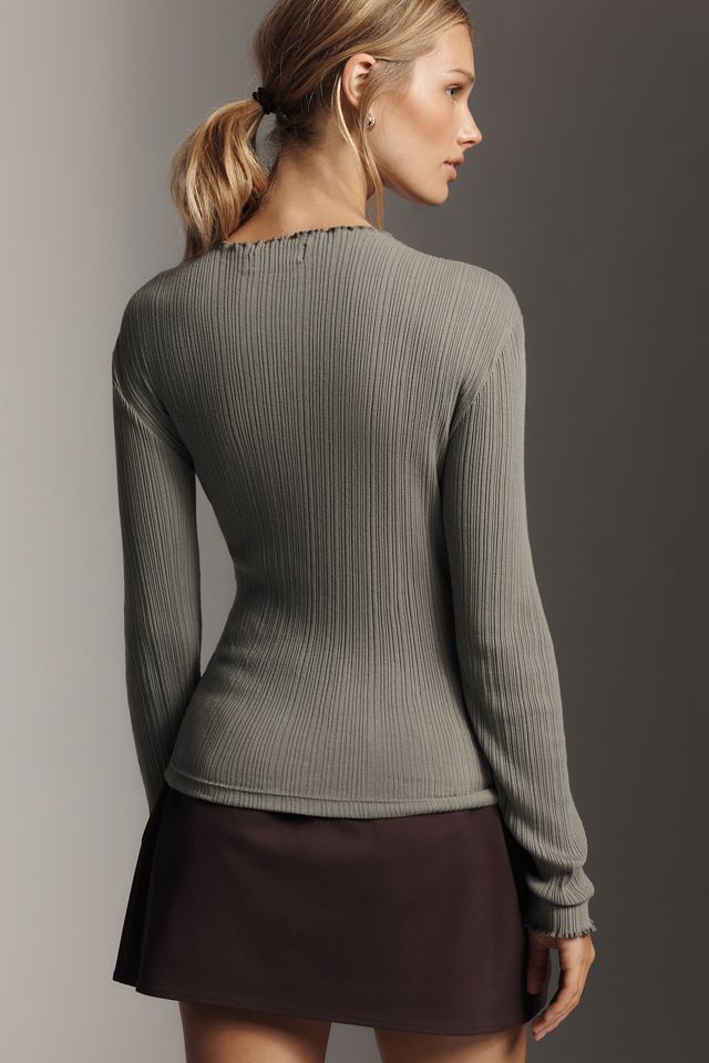 Nation Los Angeles Brenna Long-Sleeve Mock-Neck Top #2