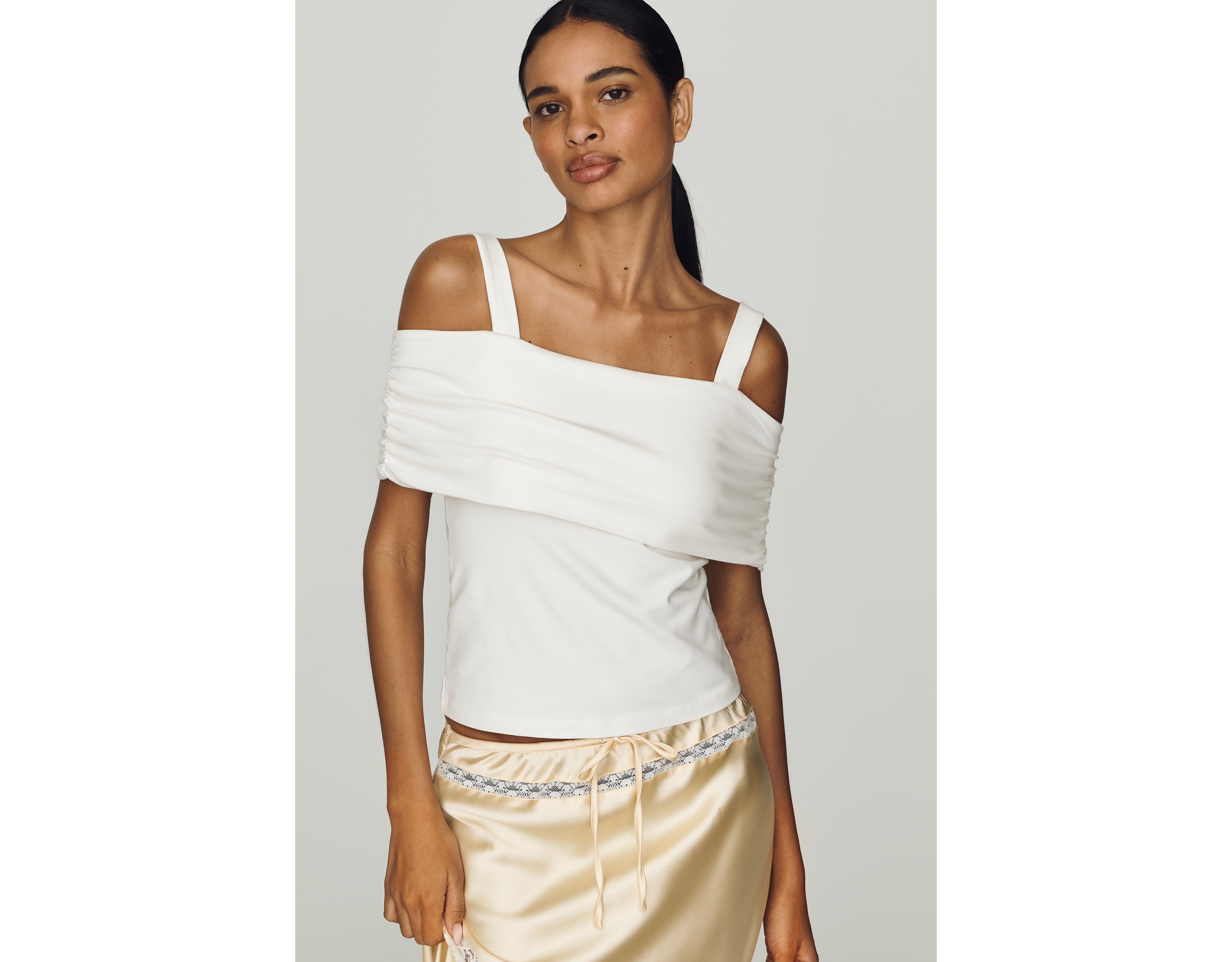 Nation Los Angeles Tamaira Off-Shoulder Tank
