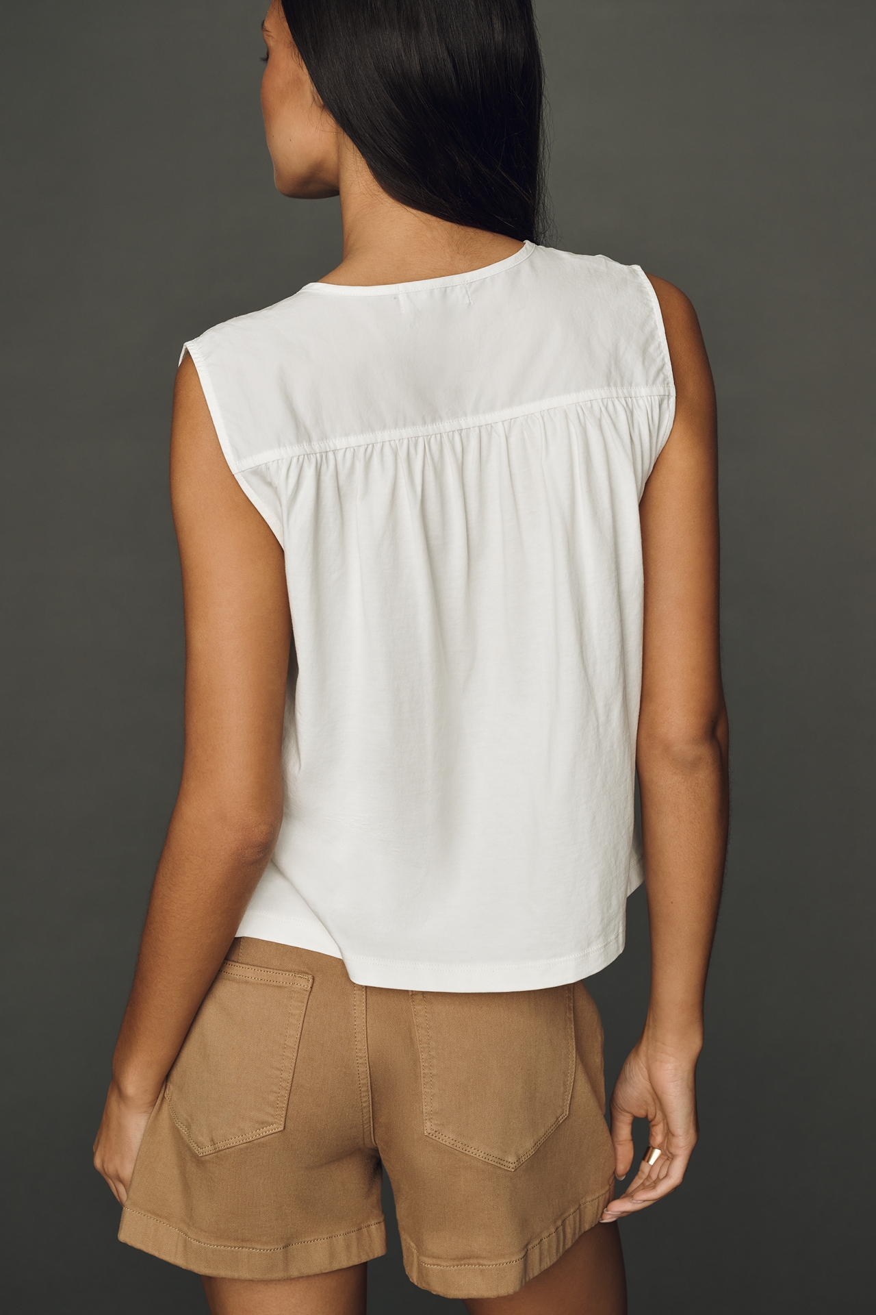 Nation Los Angeles Cotton Tiered Top