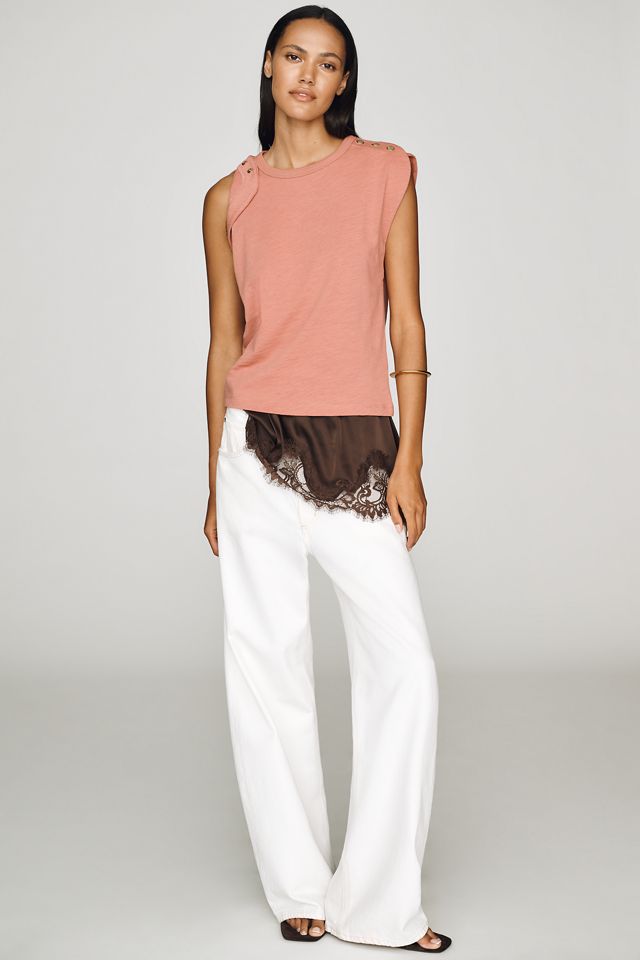 Nation Los Angeles Michaele Crop Tee #1