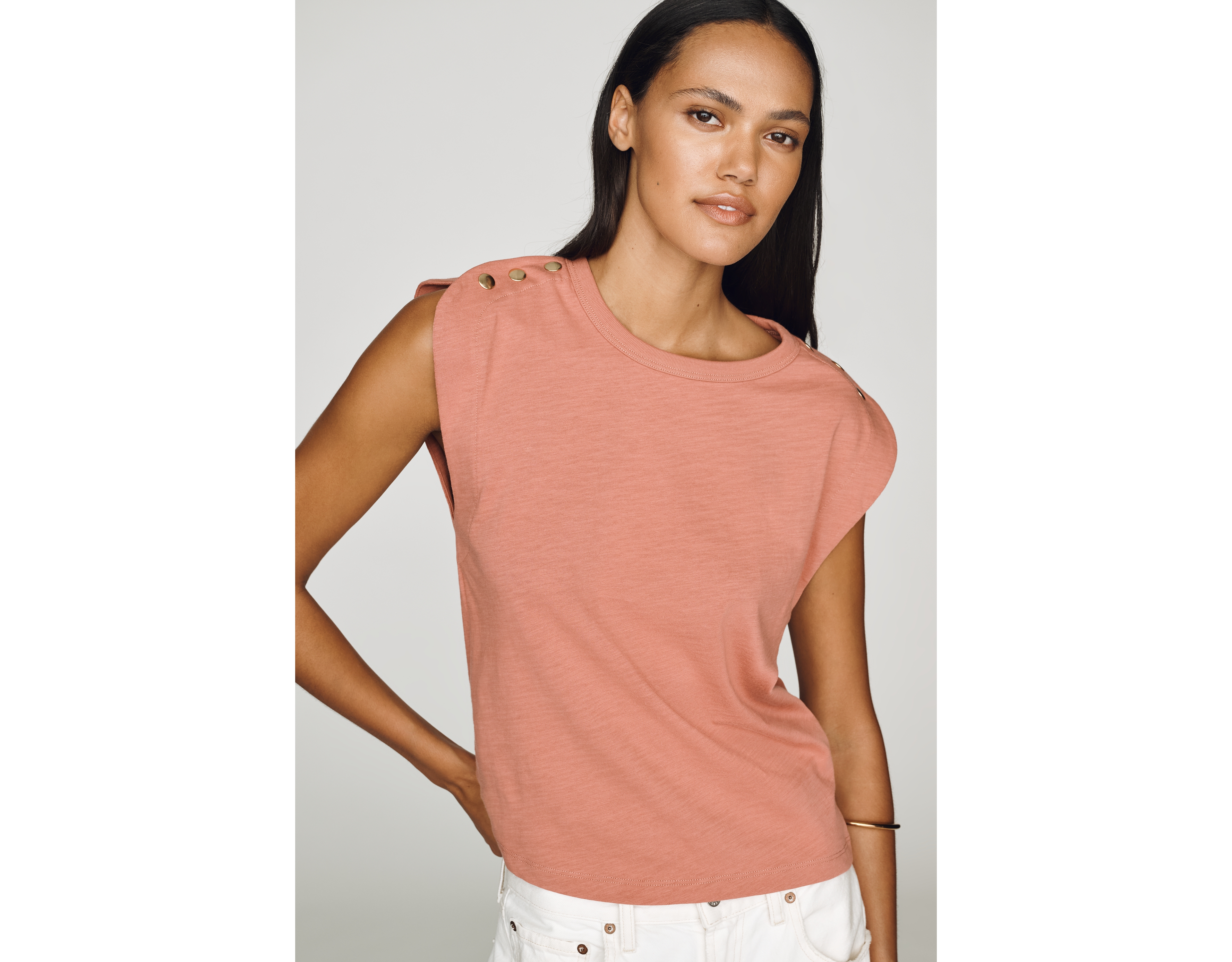 Nation Los Angeles Michaela 100% Cotton Tee