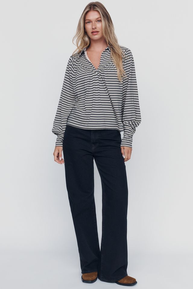 Nation Los Angeles Jean Cotton Blouse #2