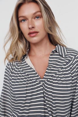 Nation Los Angeles Jean Cotton Blouse