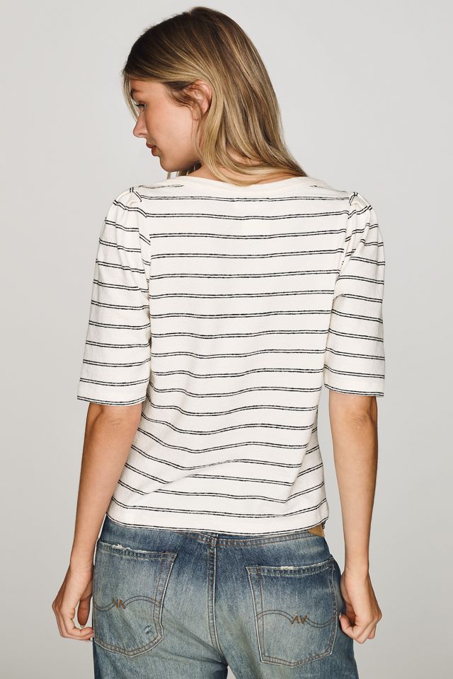Nation Los Angeles Deana 100% Cotton Envelope Tee #2