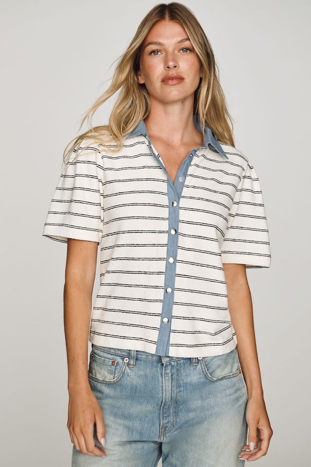 Nation Los Angeles Zoe Cotton Boxy Tee #1