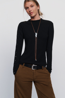 Nation Los Angeles Halen High Neck Top by Anthropologie