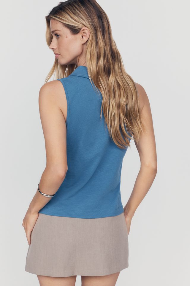 Nation Los Angeles Roberta Collared Tank #1