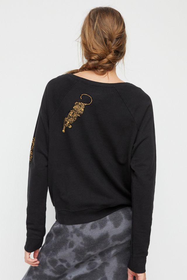 Tigers Flocked Sweatshirt #1