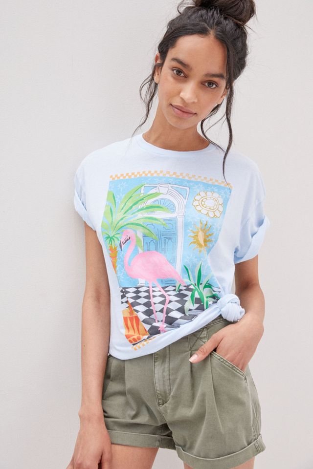 Flamingo Graphic Tee | Anthropologie