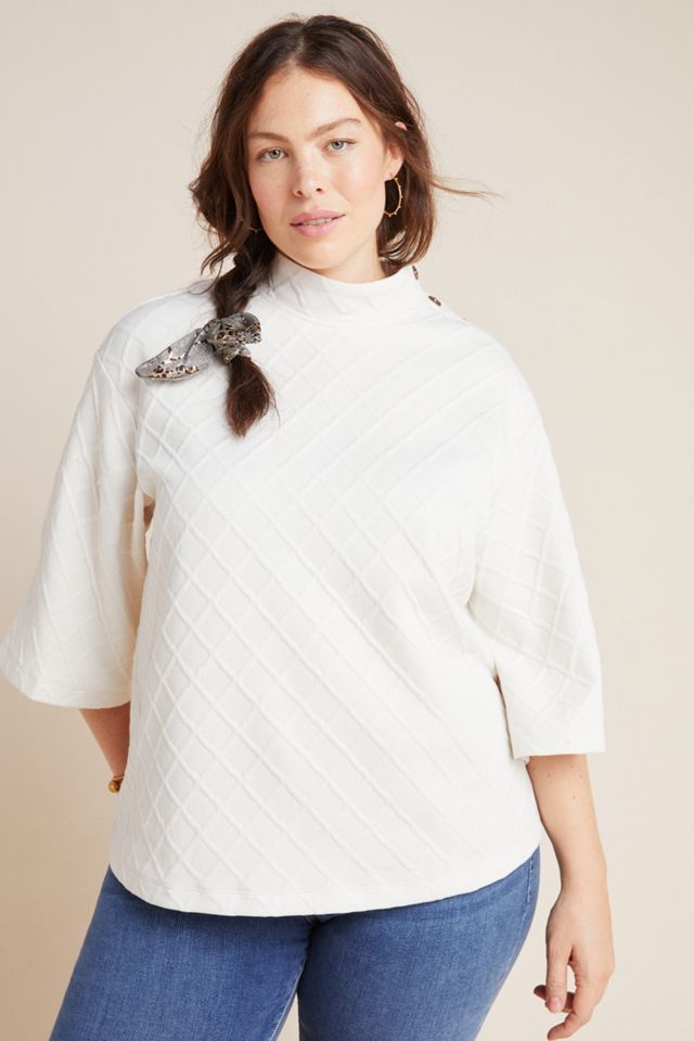 Mollie Button-Shoulder Top #7