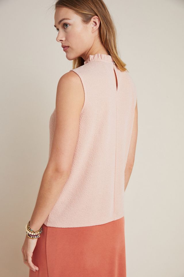 Curtis Ruffle-Neck Top #1