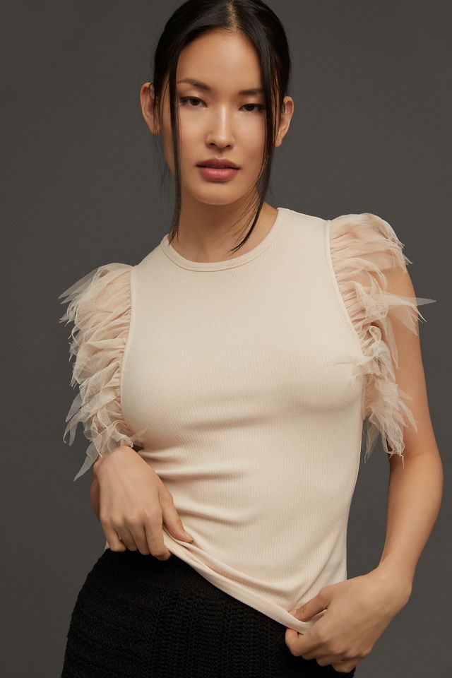 Sunday in Brooklyn Tulle Flutter Tank #2