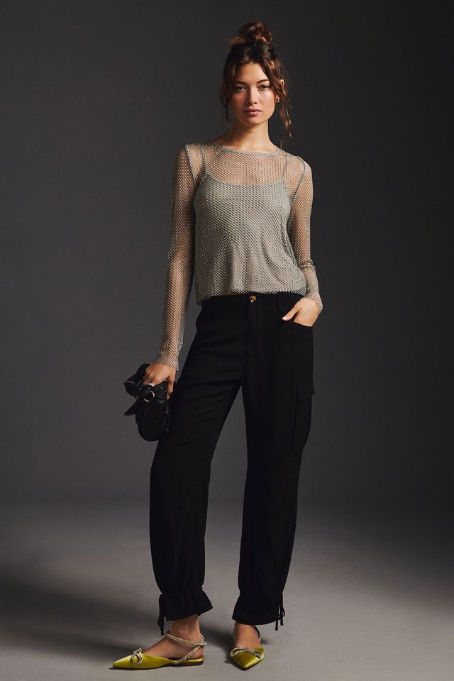 Sunday in Brooklyn Mesh Sparkle Top #4