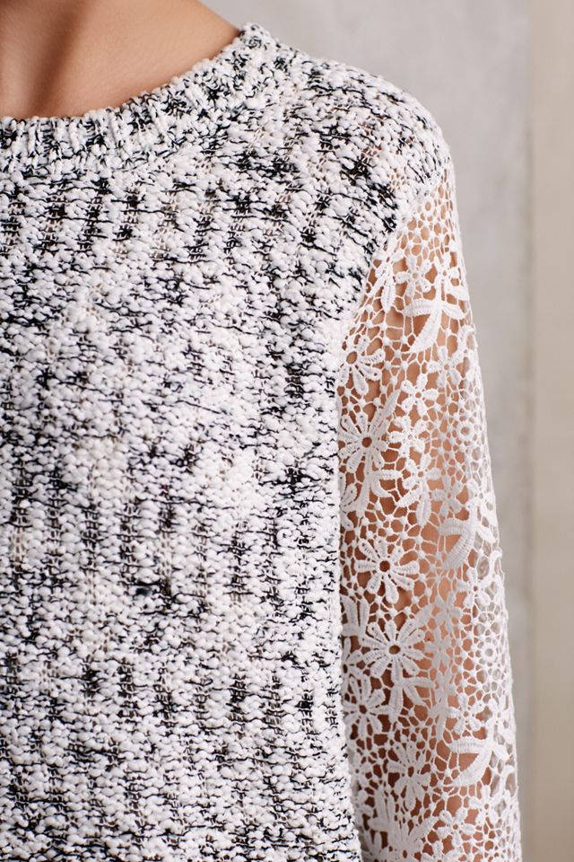 Lace Sleeve Pullover #3