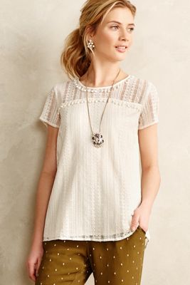 Pommed Lace Top