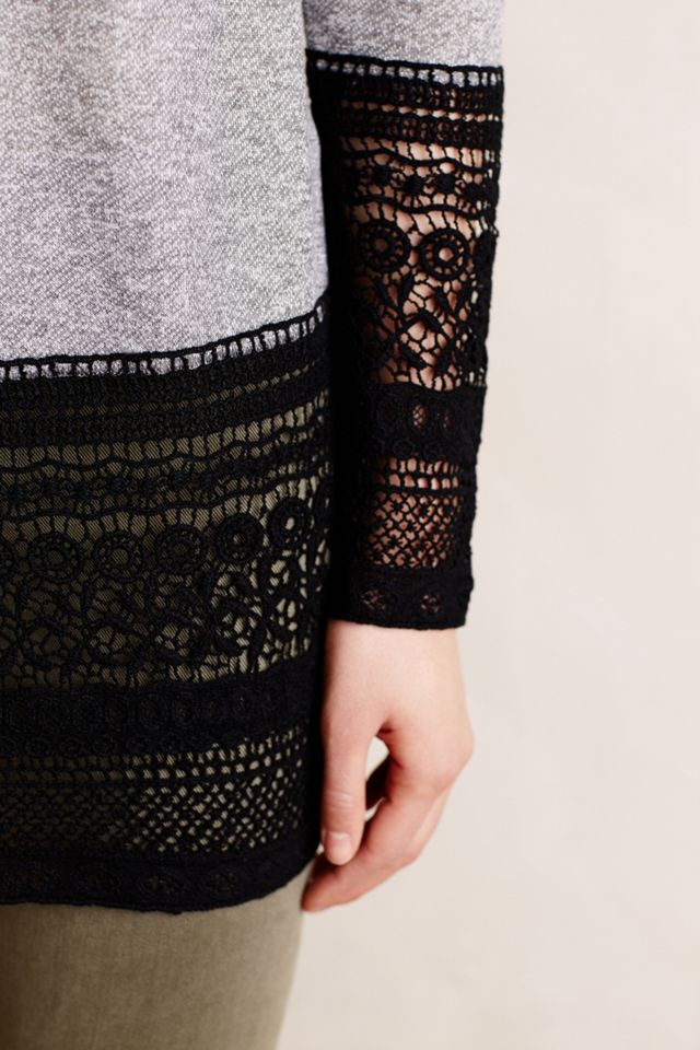 Recessed Lace Sweatshirt #2