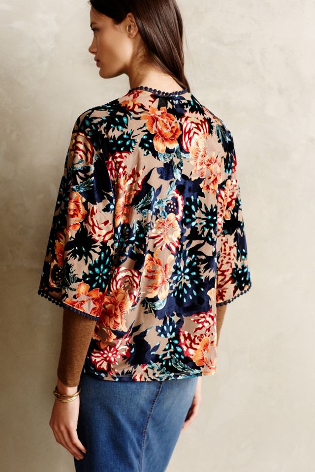 Pommed Velvet Cardigan #1