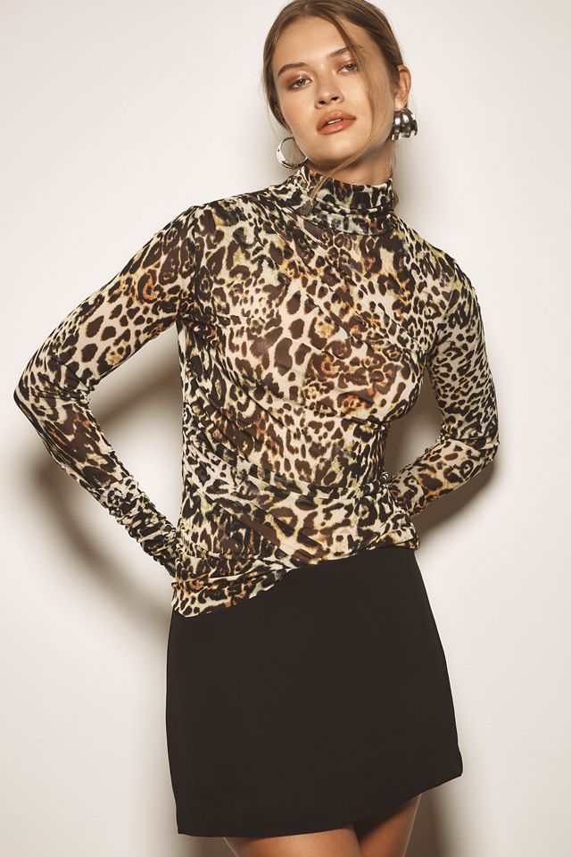 AFRM Power Mesh Martine Long-Sleeve Top #1