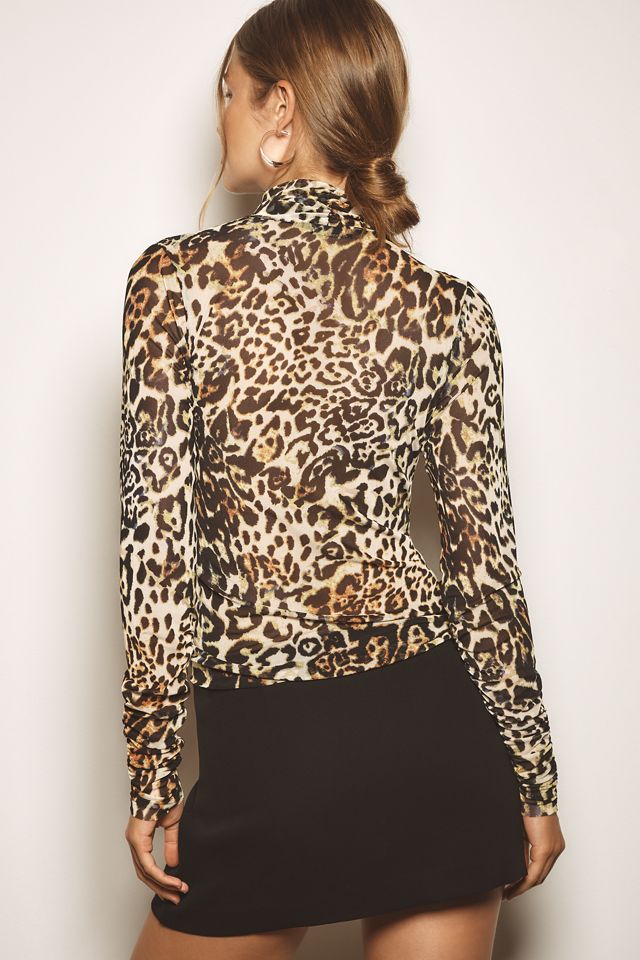 AFRM Power Mesh Martine Long-Sleeve Top #2