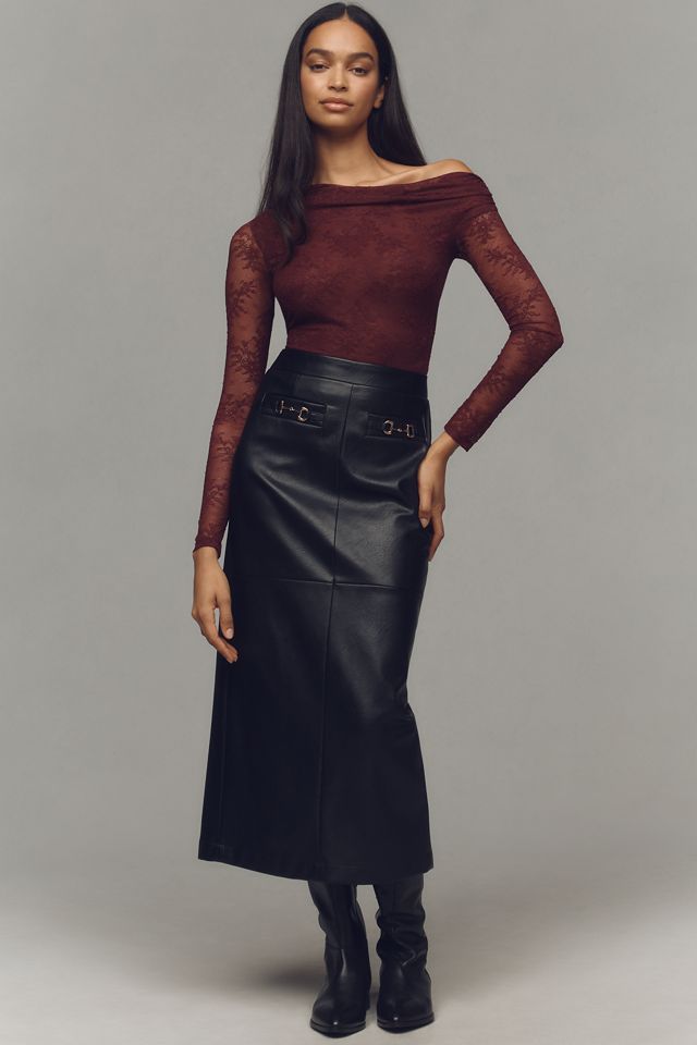 AFRM Barry Lace Off-The-Shoulder Top #2