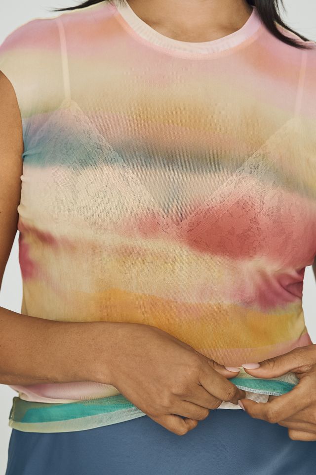 AFRM Plus Power Mesh Nina Tee #2