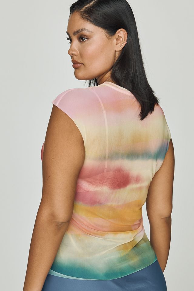 AFRM Plus Power Mesh Nina Tee #3