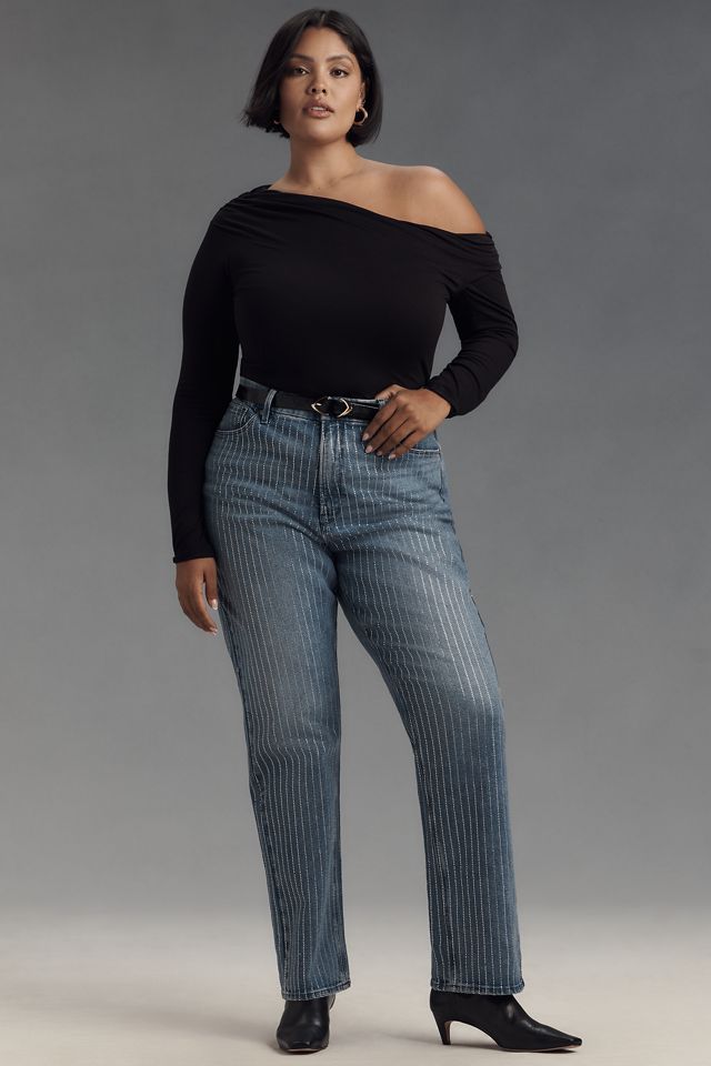 AFRM Vivica Plus Off-The-Shoulder Ruffle Mesh Top #2