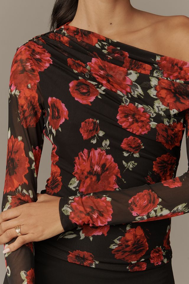 AFRM Barry Long-Sleeve Mesh Top #1