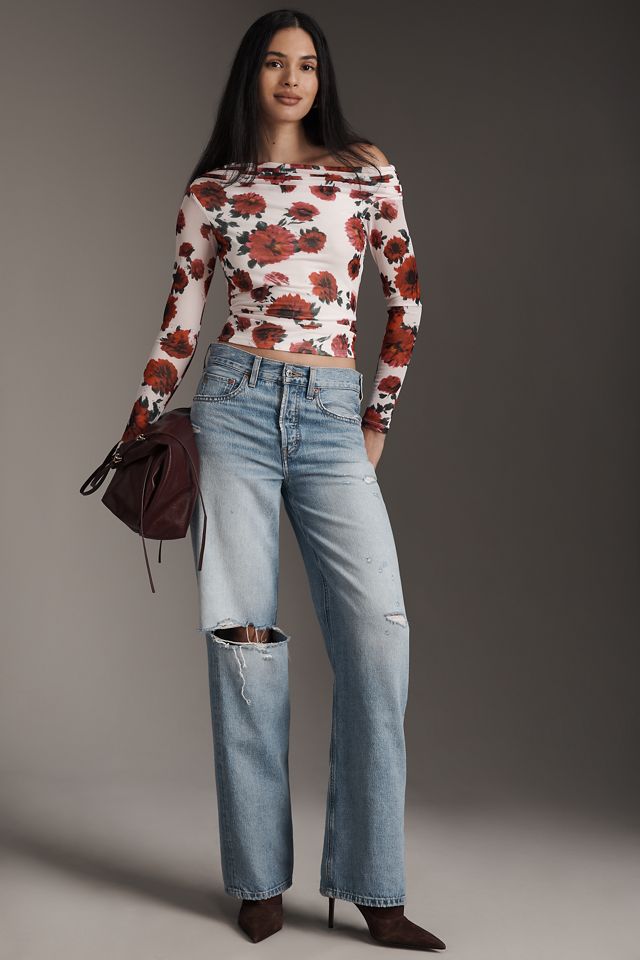 AFRM Barry Long-Sleeve Mesh Top #3