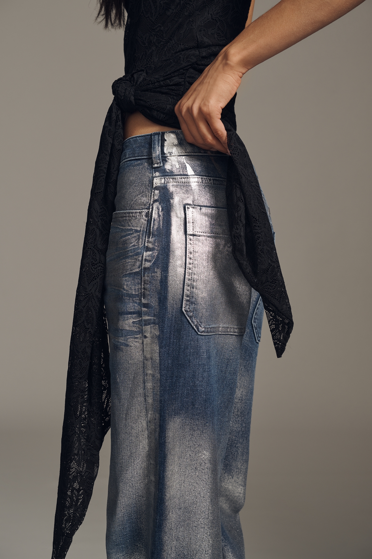 AFRM Batya Fine Lace Tank Top