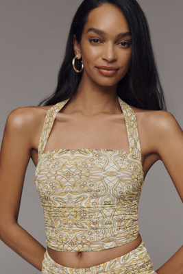 AFRM Aranya Mesh Halter Top