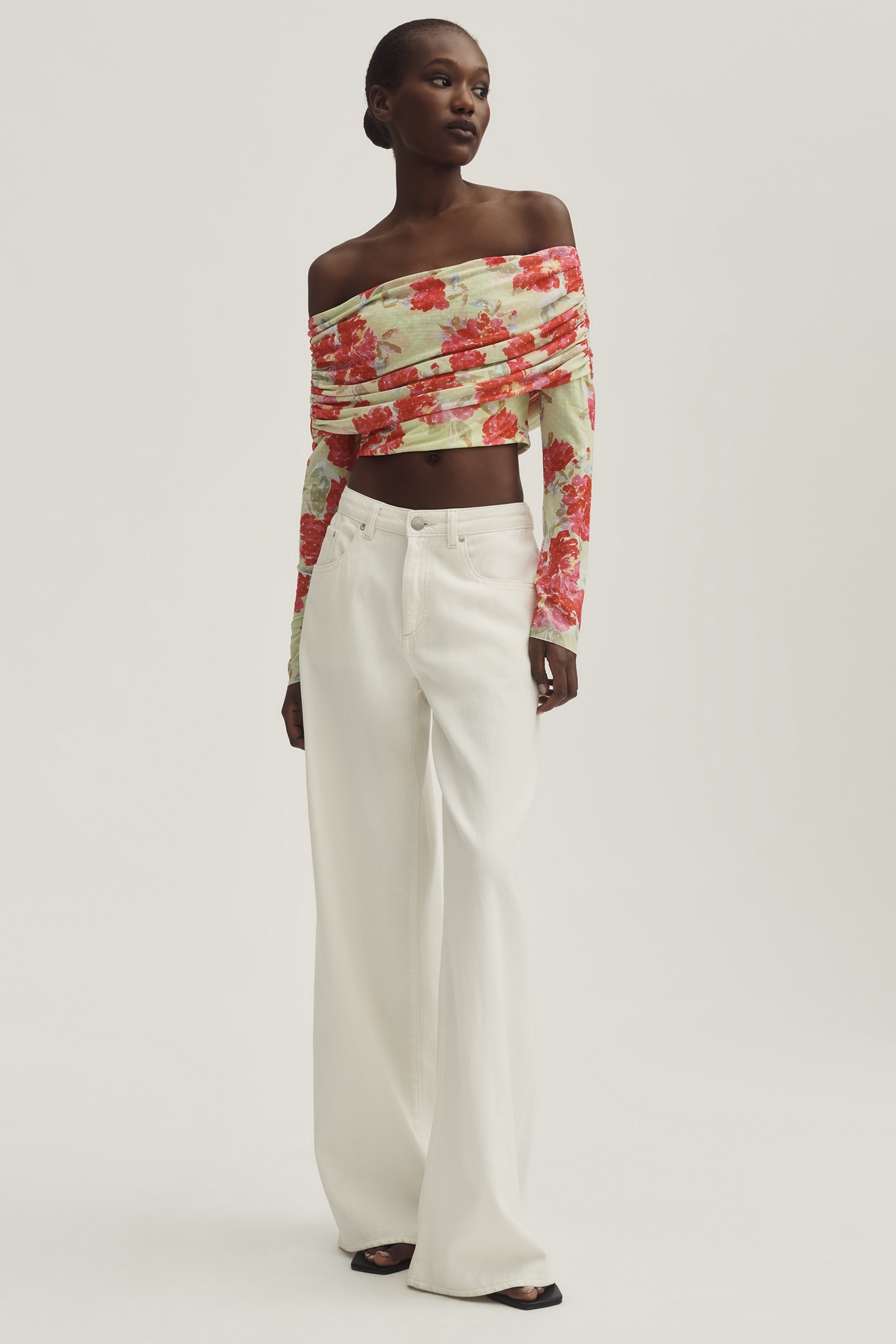 AFRM Lynette Draped Top