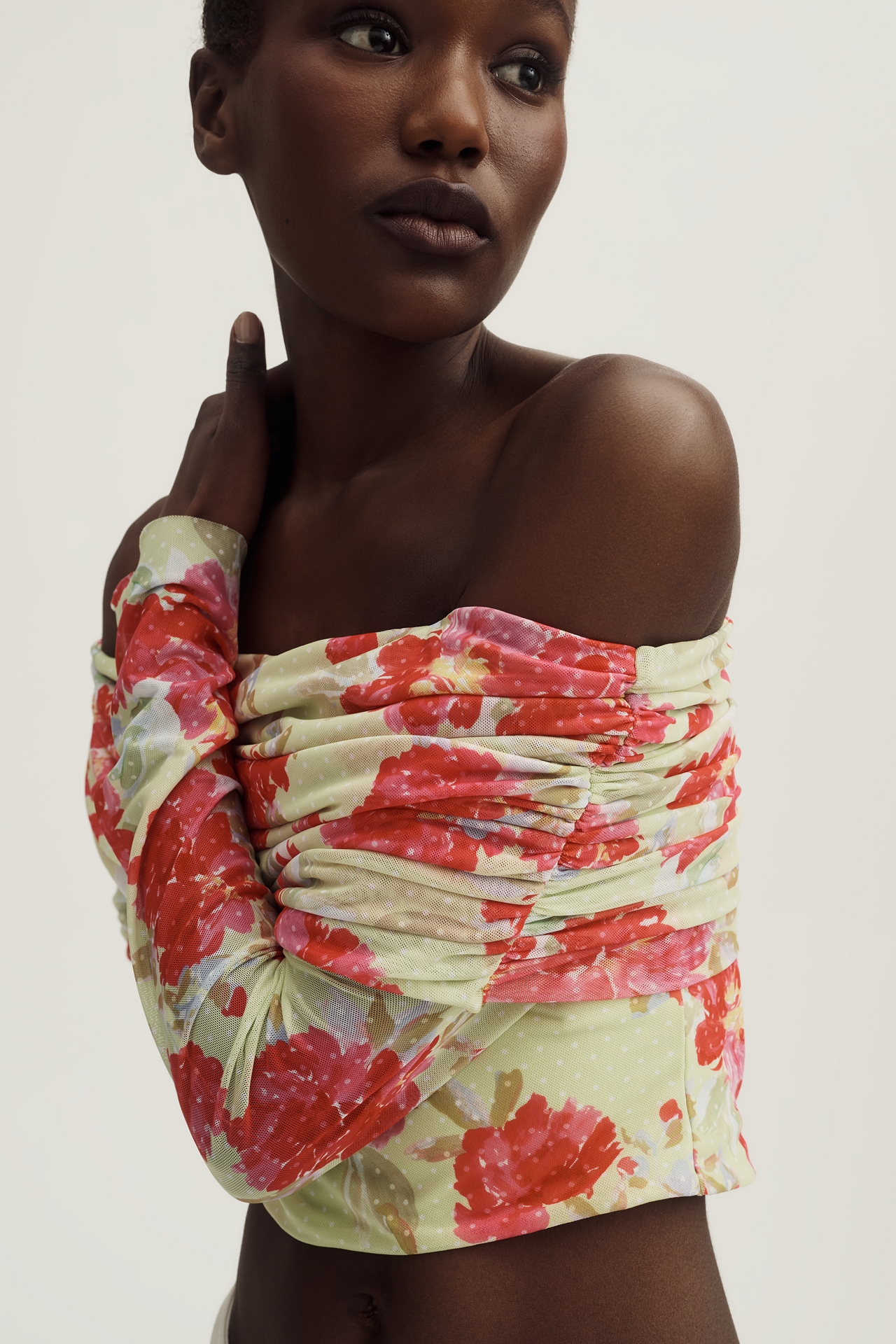AFRM Lynette Draped Top