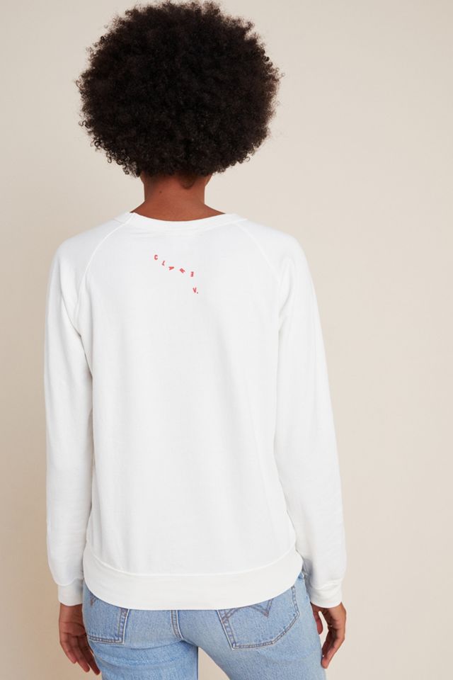 Clare V. for Anthropologie J'aime La Vie Sweatshirt #1