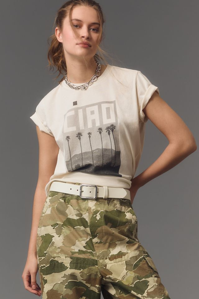 Clare V. Palm Ciao Classic Tee | Anthropologie