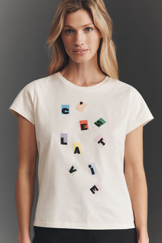 Clare V. C'est La Vie Classic Tee #3