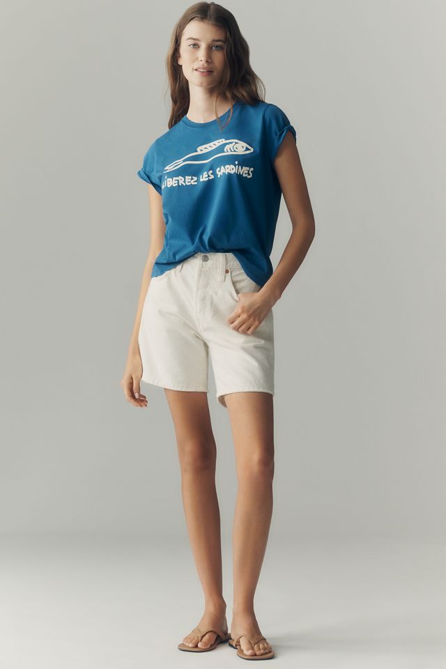 Clare V. Classic Cotton Graphic Tee #1