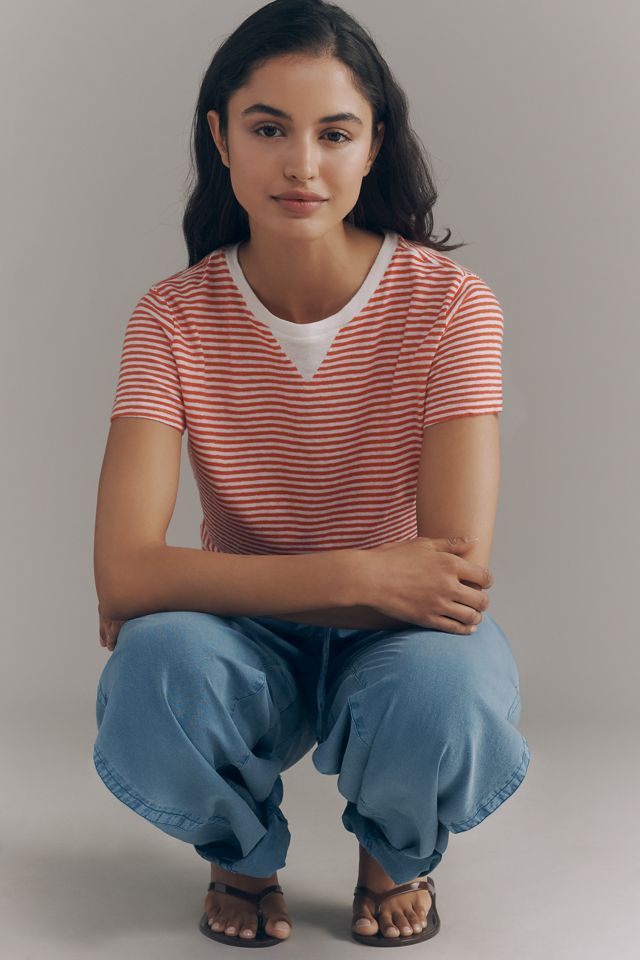 Clare V. Cotton Linen Classic Tee #2