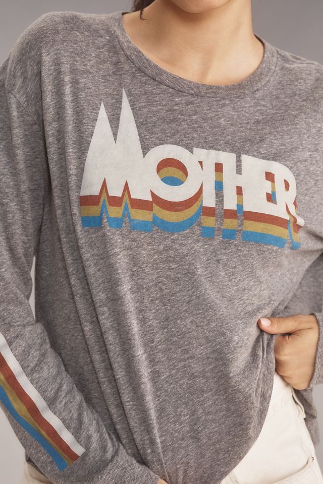 MOTHER The Long-Sleeve Slouchy Cut-Off Top #3