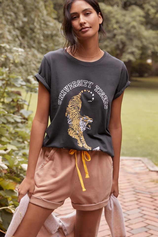 Tシャツ・カットソー WOOALONG Pigment over fit graphic Tshirt CHARCOAL GREY WL24 Where To Get The Coolest Graphic Tees For Women And Men