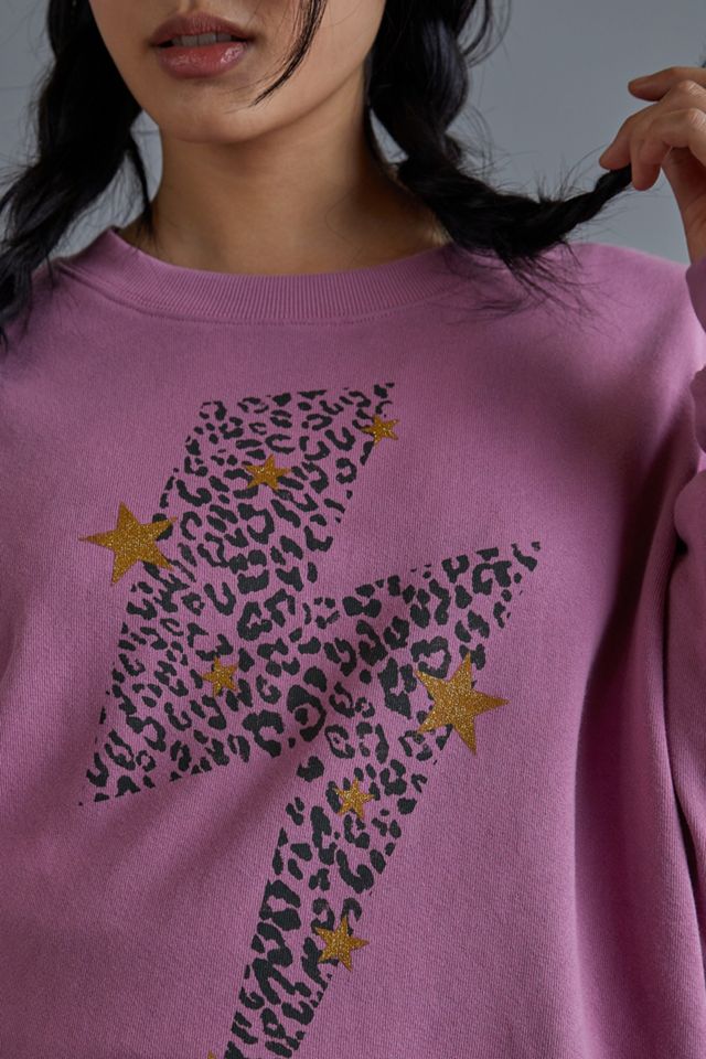 Cheetah Bolt Graphic Sweatshirt #1