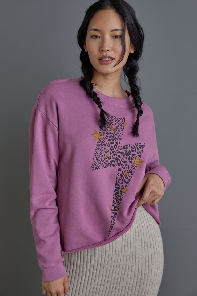Cheetah Bolt Graphic Sweatshirt #2