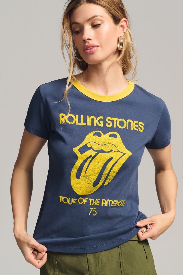 Lucky Brand Women's Rolling Stones Stud-Embellished Tour T-Shirt