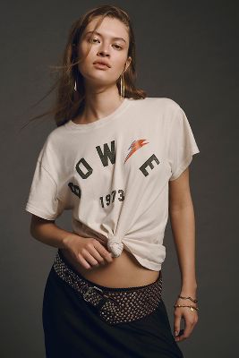 Shop Letluv Bowie 1973 Tee In White