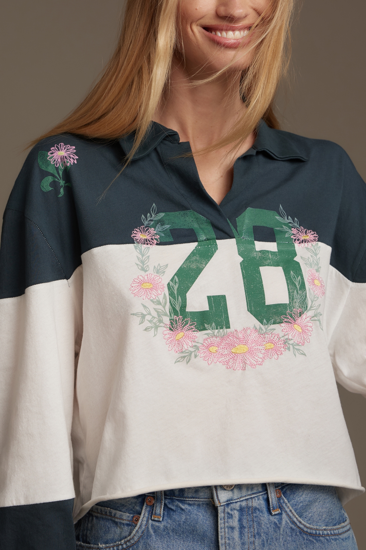 Letluv Floral Rugby Shirt