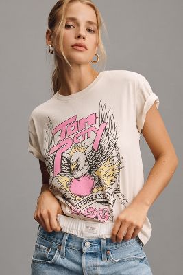 Shop Letluv Tom Petty Graphic Tee In White